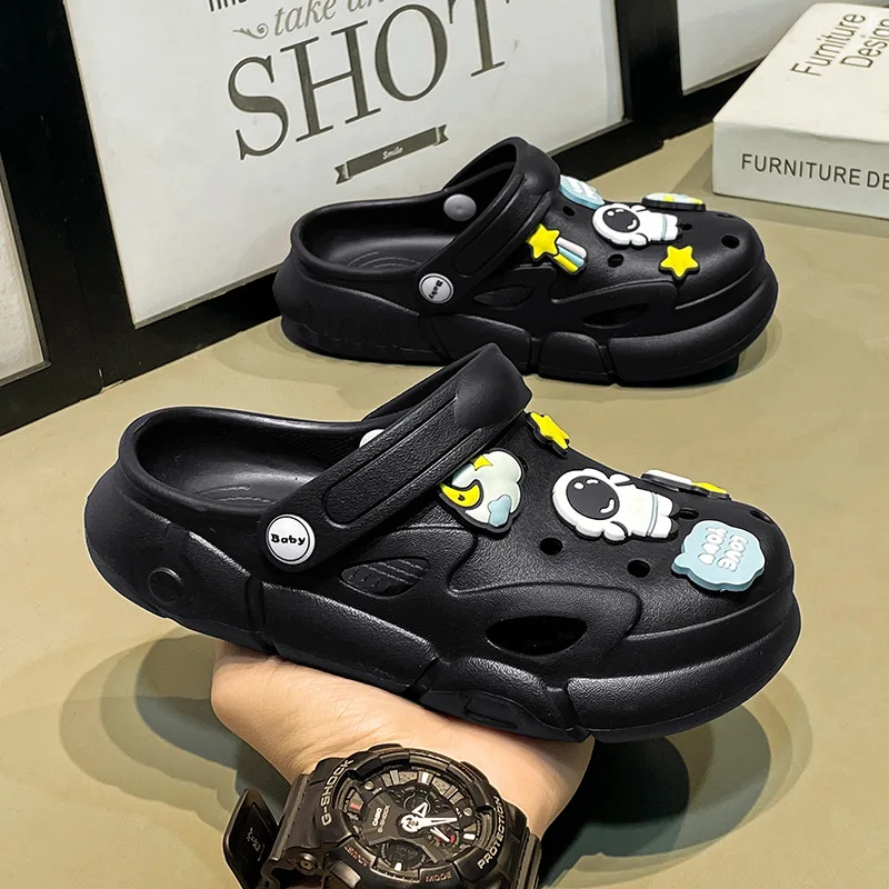 เด็กรองเท้าแตะ Antiskid Breath - Kids Indoor Outdoor Slippers บทวิจารณ์และราคา