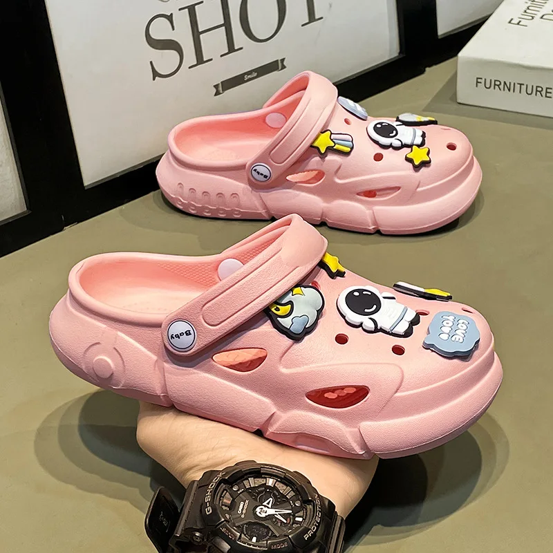เด็กรองเท้าแตะ Antiskid Breath - Kids Indoor Outdoor Slippers บทวิจารณ์และราคา