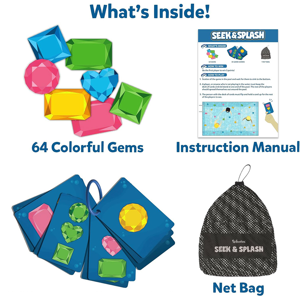 ชุดของเล่นดำน้ำในน้ำหลากสีสัน  - Kids Outdoor Learning Activities บทวิจารณ์และราคา