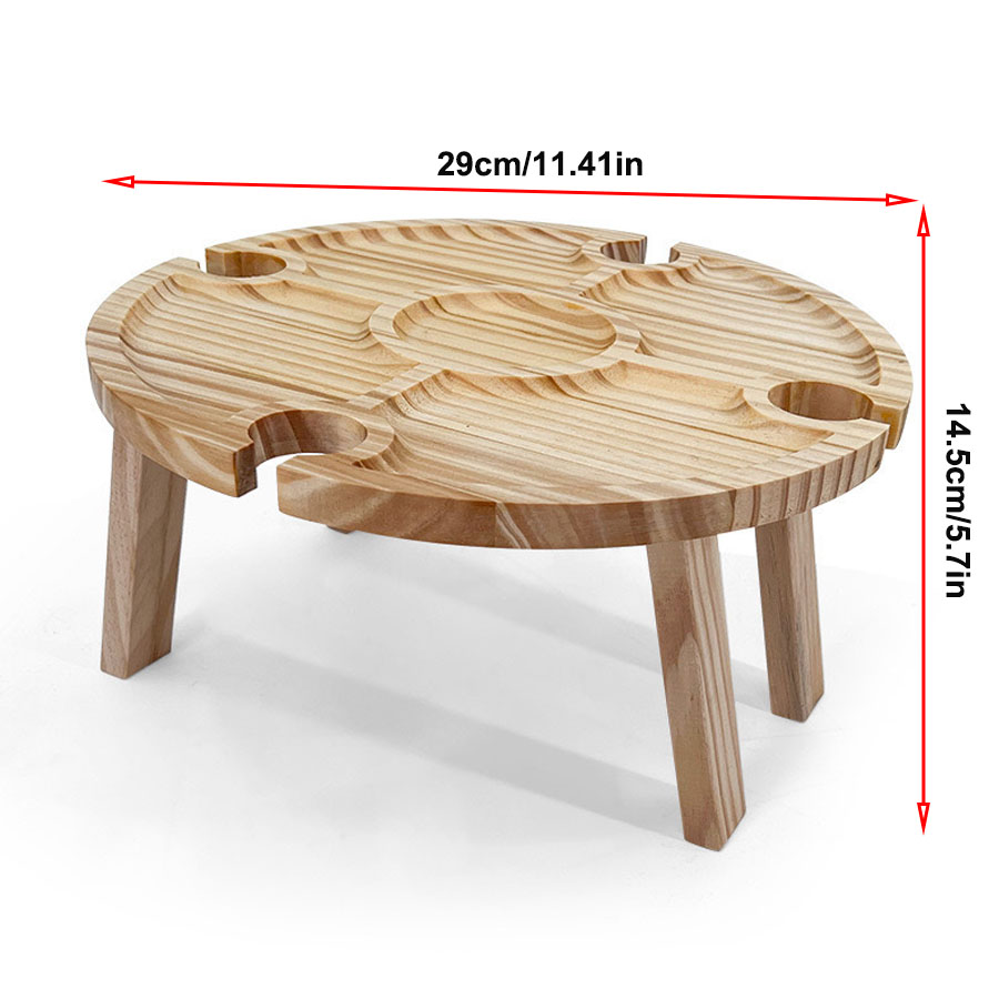 ไม้พับโต๊ะปิกนิกกลางแจ้งแบบพกพ - Kids Outdoor Wooden Table บทวิจารณ์และราคา